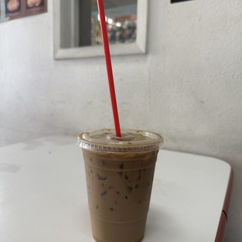 Grand Station Donuts - Iced hazelnut coffee - Donuts Near Me - Norwalk, California