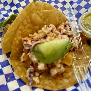 Mariscos El Paisa - Fish and shrimp tacos! Must try! - Mexican Near Me - Bulverde, Texas