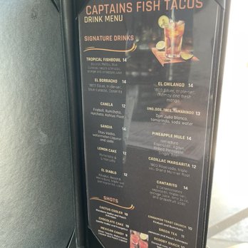 Captains Fish Tacos - Drinks menu - Seafood Near Me - Victorville, California Captains Fish Tacos - Drinks menu - Seafood Near Me - Victorville, California