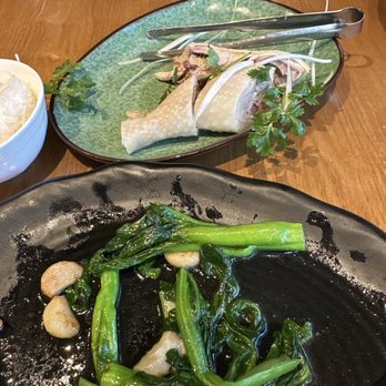 YUEYAN - Steam chicken is very delicious & chai lan stir fry with potatoes is great too - Chinese Near Me - Irvine, California YUEYAN - Steam chicken is very delicious & chai lan stir fry with potatoes is great too - Chinese Near Me - Irvine, California