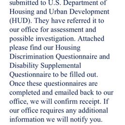 A Federal Agency accepted my complaint and is starting an investigation.  Delray Beach won't even file a police report.