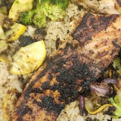 Salmon bowl
