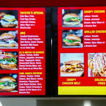Taystee's Burgers - Menu screens - Burgers Near Me - Dearborn Heights, Michigan Taystee's Burgers - Menu screens - Burgers Near Me - Dearborn Heights, Michigan