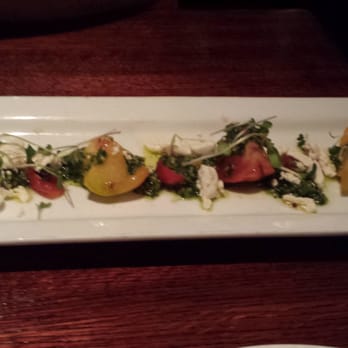 North Harbor Club - Heirloom tomato appetizer - New American Near Me - Davidson, North Carolina