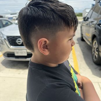 Blurred Lines Barbershop - My sons haircut by Trish - Barbers Near Me - Universal City, Texas Blurred Lines Barbershop - My sons haircut by Trish - Barbers Near Me - Universal City, Texas