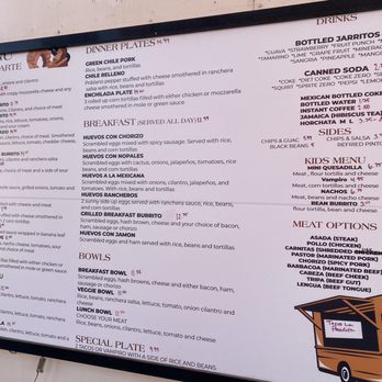 Tacos La Pasadita - Menu - Mexican Near Me - Green River, Utah