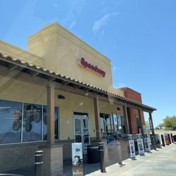 Speedway - Front door, 101 degrees f desert heat.