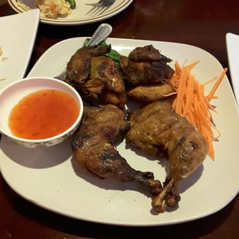 Srisiamchai Thai Restaurant - BBQ chicken- was pretty plain. Was pretty disappointed but hey I love chicken - Thai Near Me - Gresham, Oregon Srisiamchai Thai Restaurant - BBQ chicken- was pretty plain. Was pretty disappointed but hey I love chicken - Thai Near Me - Gresham, Oregon
