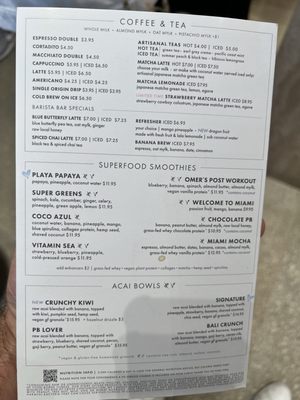 Menu photo 4 Pura Vida Miami Miami, FL Menu photo 4 Pura Vida Miami Miami, FL
