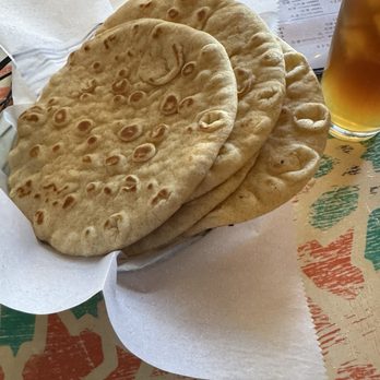 Mezze#1 - Pita bread nice and hot - Middle Eastern Near Me - Conroe, Texas
