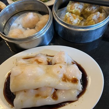 Green Basil Dimsum & Pho - shrimp rolls, har gow, shumai, peppers stuffed with shrimp - Dim Sum Near Me - Fairfax, Virginia Green Basil Dimsum & Pho - shrimp rolls, har gow, shumai, peppers stuffed with shrimp - Dim Sum Near Me - Fairfax, Virginia