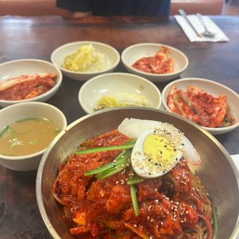 Mdk Noodles - mixed spicy arrowroot noodles w/ skate - Korean Near Me - Anaheim, California