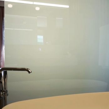 Smartglass - Smart glass in hotel suites that opacify with a click to preserve the privacy of the bathroom - Glass & Mirrors Near Me - Orange Park, Florida Smartglass - Smart glass in hotel suites that opacify with a click to preserve the privacy of the bathroom - Glass & Mirrors Near Me - Orange Park, Florida