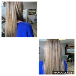 Envision Salon - Smokey blonde highlights and lowlights by Danni