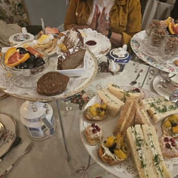The Tea Terrace - Vegan options on left - Tea Rooms Near Me - Las Vegas, Nevada