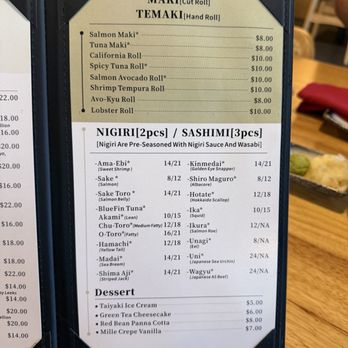 Sushi Kawa - Menu - Sushi Bars Near Me - Sacramento, California Sushi Kawa - Menu - Sushi Bars Near Me - Sacramento, California