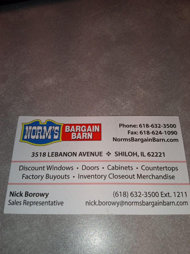 NORM’S BARGAIN BARN 13 Reviews 3518 Lebanon Ave, Shiloh, Illinois