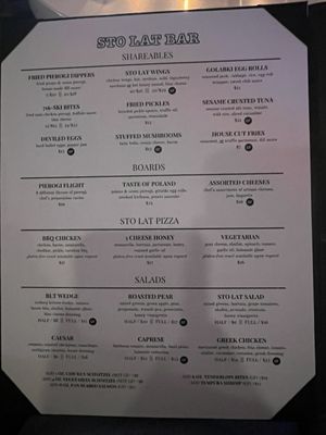 Menu photo 7 Sto Lat Bar Buffalo, NY