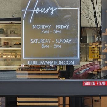 Java Nation - Silver Spring - Hours for the cafe (to-go/pickup). - Coffee & Tea Near Me - Silver Spring, Maryland