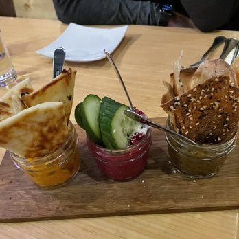 Forage Bistro & Lounge - Dip Trio - New American Near Me - Driggs, Idaho