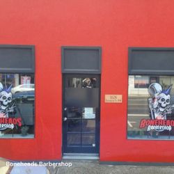 Boneheads Barbershop - New store front!