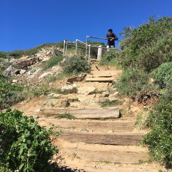 Rodeo Beach - Stairs - Beaches Near Me - Sausalito, California