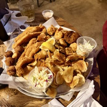 Whaley's - HUGE PLATTER (don't remember name) - delicious! We shared & both ate lunch from it the next day. - Bars Near Me - Edisto Island, South Carolina Whaley's - HUGE PLATTER (don't remember name) - delicious! We shared & both ate lunch from it the next day. - Bars Near Me - Edisto Island, South Carolina