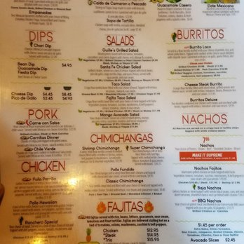Salsa 3 - Menu - Mexican Near Me - Evans, Georgia Salsa 3 - Menu - Mexican Near Me - Evans, Georgia