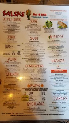 Menu photo 1 Salsa 3 Evans, GA Menu photo 1 Salsa 3 Evans, GA