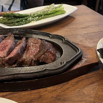 Aloha Steak House - Wagyu Picanha, grilled asparagus, twice baked potatoes - Steakhouses Near Me - Honolulu, Hawaii Aloha Steak House - Wagyu Picanha, grilled asparagus, twice baked potatoes - Steakhouses Near Me - Honolulu, Hawaii