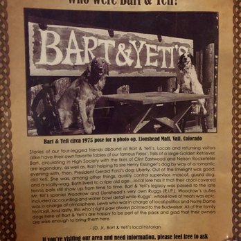 Bart & Yeti's - Dive Bars Near Me - Vail, Colorado