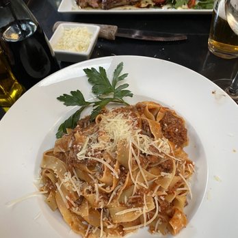 Buona Forchetta - Top: Ribeye special of the night  Bottom: Bolognese from everyday menu - Pizza Near Me - Encinitas, California