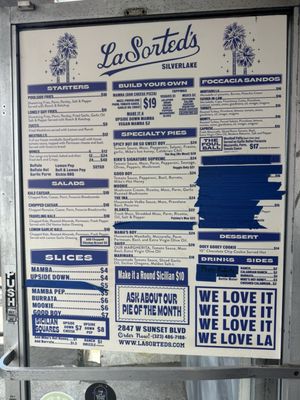 Menu photo 1 LaSorted's Los Angeles, CA