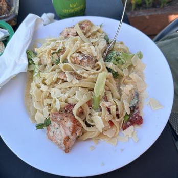 Chicken Maison - Salmon Alfredo Salmon Alfredo - Mediterranean Near Me - Gardena, California Chicken Maison - Salmon Alfredo Salmon Alfredo - Mediterranean Near Me - Gardena, California