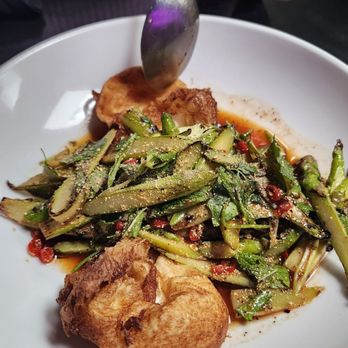 Takoi - Asparagus salad with egg - Thai Near Me - Detroit, Michigan Takoi - Asparagus salad with egg - Thai Near Me - Detroit, Michigan