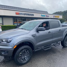 Exterior outside entrance of MCCOY Auto Brokers - Congratulations Michael of Clayton on your new Ford Ranger XLT 4wd short bed with Tremor Package! - San Rafael, California Exterior outside entrance of MCCOY Auto Brokers - Congratulations Michael of Clayton on your new Ford Ranger XLT 4wd short bed with Tremor Package! - San Rafael, California