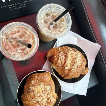 Slow Drip TX - Sausage and cheese croissant Iced vanilla Latte - Coffee & Tea Near Me - Houston, Texas Slow Drip TX - Sausage and cheese croissant Iced vanilla Latte - Coffee & Tea Near Me - Houston, Texas