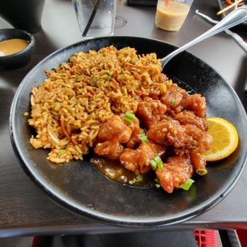 P.F. Chang's - Orange Chicken and Fried rice - Chinese Near Me - Orland Park, Illinois P.F. Chang's - Orange Chicken and Fried rice - Chinese Near Me - Orland Park, Illinois