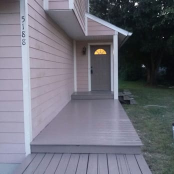 GGS Home Services - Exterior walkway and door stained and weatherproofed to look fabulous. - Handyman Near Me GGS Home Services - Exterior walkway and door stained and weatherproofed to look fabulous. - Handyman Near Me