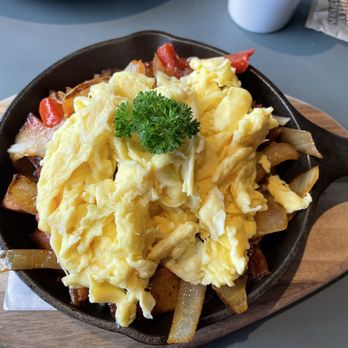 King City Grill - My breakfast skillet with scrambled eggs - American Near Me - King City, California King City Grill - My breakfast skillet with scrambled eggs - American Near Me - King City, California