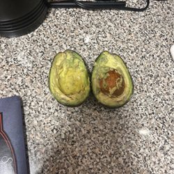 Food Universe Marketplace of 183th - I bought this avocado outside and the only place I left my cart was inside the store in the front, so disappointed.