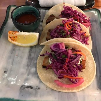 izanami - Pork belly tacos with pickled relish and a sweet spicy sauce . Oh so delicious - Tapas/Small Plates Near Me - Santa Fe, New Mexico izanami - Pork belly tacos with pickled relish and a sweet spicy sauce . Oh so delicious - Tapas/Small Plates Near Me - Santa Fe, New Mexico