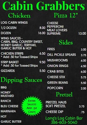 Menu photo 1 Long's Log Cabin Bar & Package Welaka, FL Menu photo 1 Long's Log Cabin Bar & Package Welaka, FL