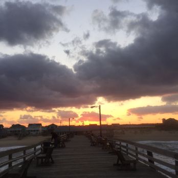 Nags Head Fishing Pier - Cold windy sunset at the nags head pier. - Fishing Near Me - Nags Head, North Carolina Nags Head Fishing Pier - Cold windy sunset at the nags head pier. - Fishing Near Me - Nags Head, North Carolina