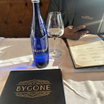The Bygone - Menu, Saratoga water - American Near Me - Baltimore, Maryland The Bygone - Menu, Saratoga water - American Near Me - Baltimore, Maryland