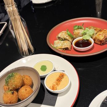 The Peached Tortilla - duck roll, arancini balls - Asian Fusion Near Me - Cedar Park, Texas The Peached Tortilla - duck roll, arancini balls - Asian Fusion Near Me - Cedar Park, Texas