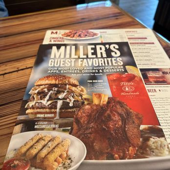 Miller's Ale House - Menu - Sports Bars Near Me - Snellville, Georgia