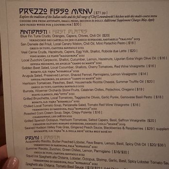 Cinghiale - Menu - Italian Near Me - Baltimore, Maryland
