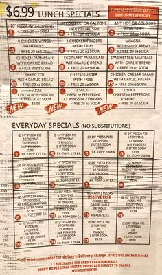 Menu photo 4 Brothers Pizza Las Vegas, NV Menu photo 4 Brothers Pizza Las Vegas, NV