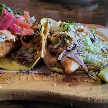 Kalaveras - Pescado and salmon tacos were amazing!! - Breakfast & Brunch Near Me - Fullerton, California
